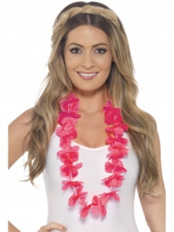 Hawaii nyakfüzér - rózsaszín