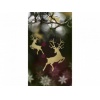 Dekoráció - konfetti "Rudolf a rénszarvas" - arany