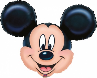 Fóliás lufi supershape - Mickey Mouse - Mikiegér