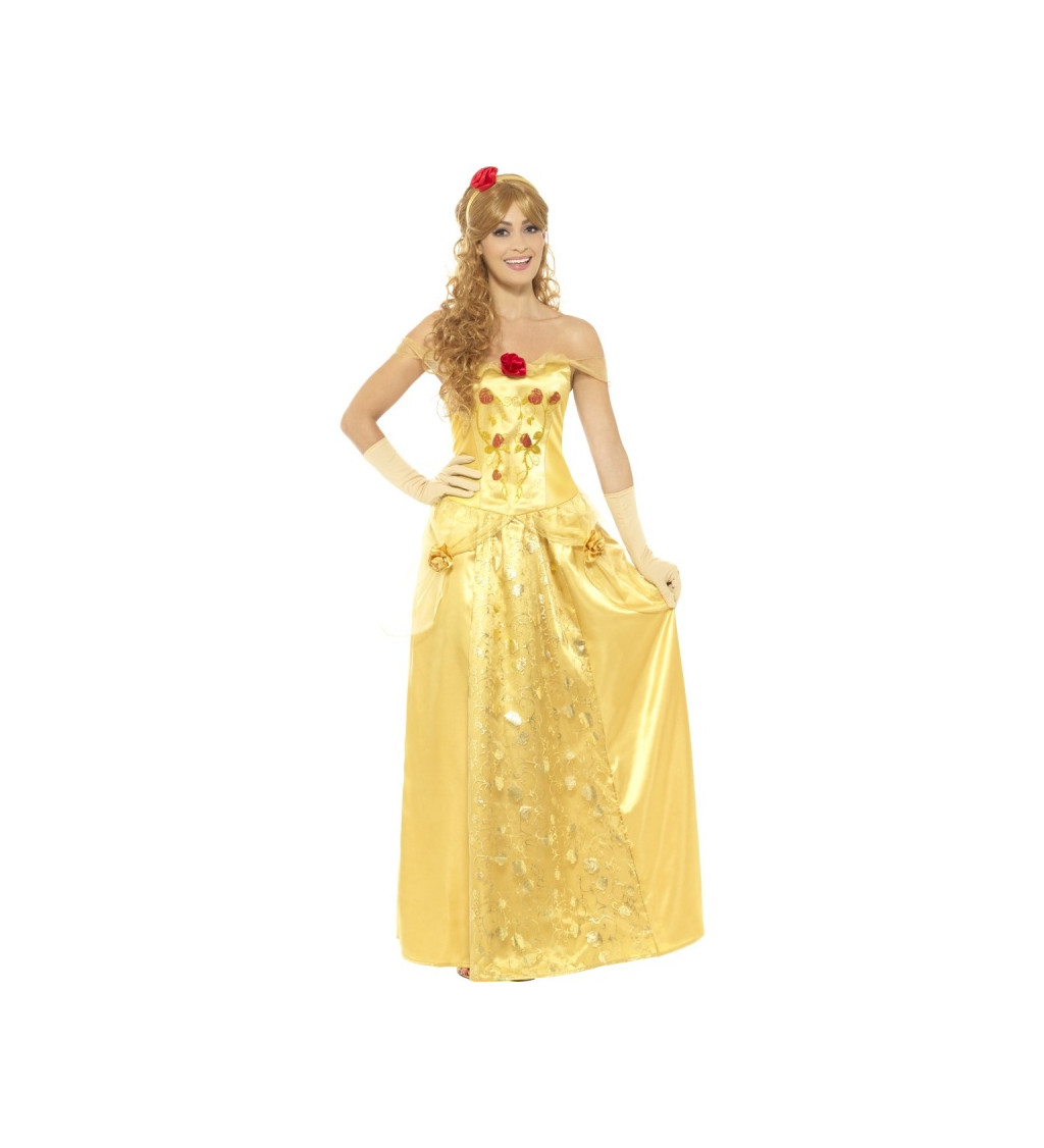 Hercegnő jelmez - sárga ruha