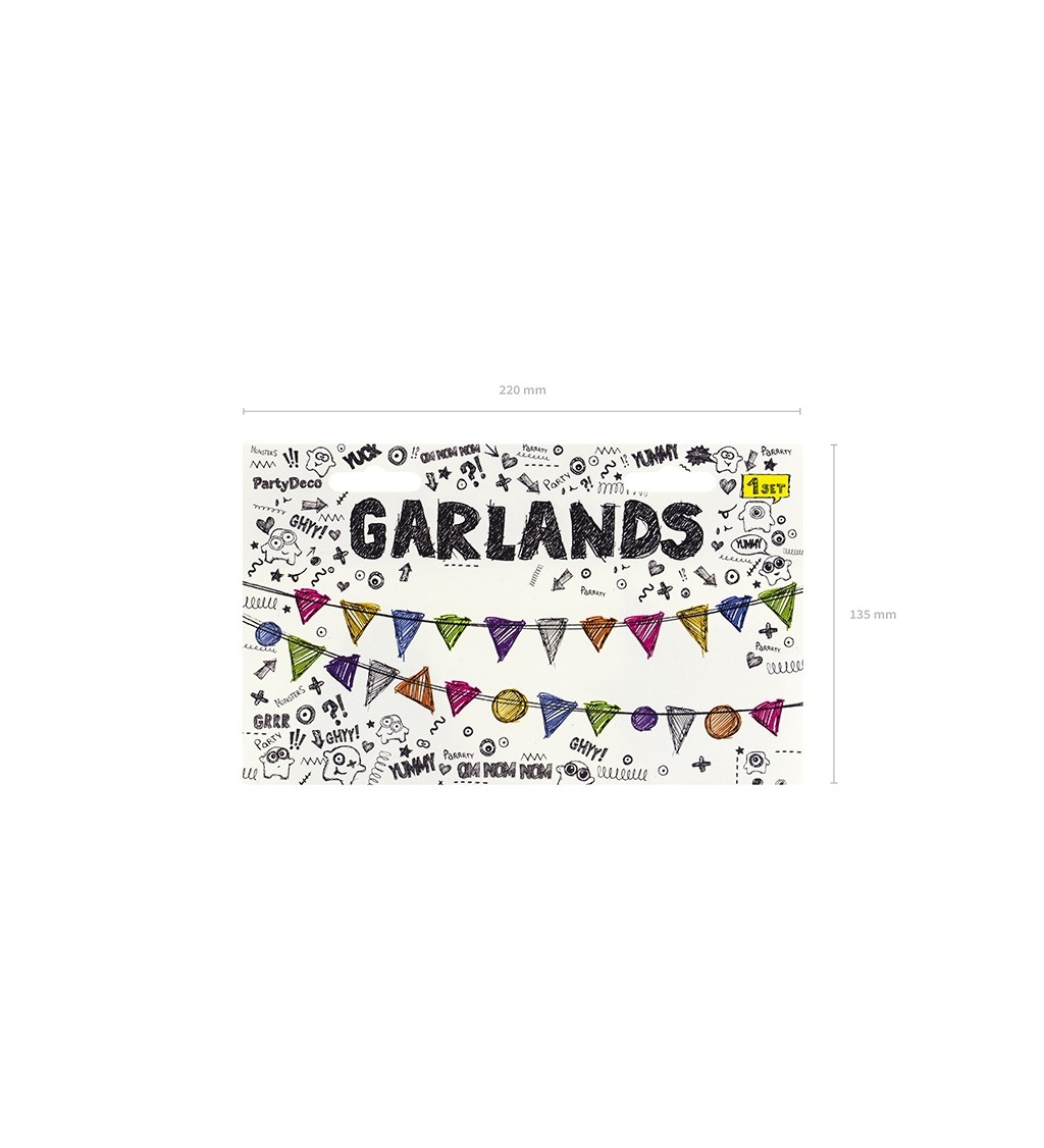 Garland - színes formák