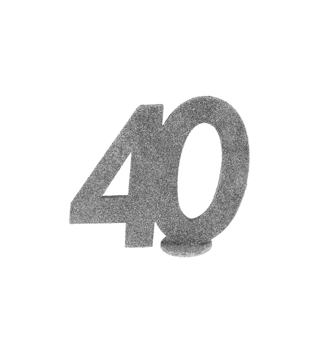 40-es szám - ezüst díszítés