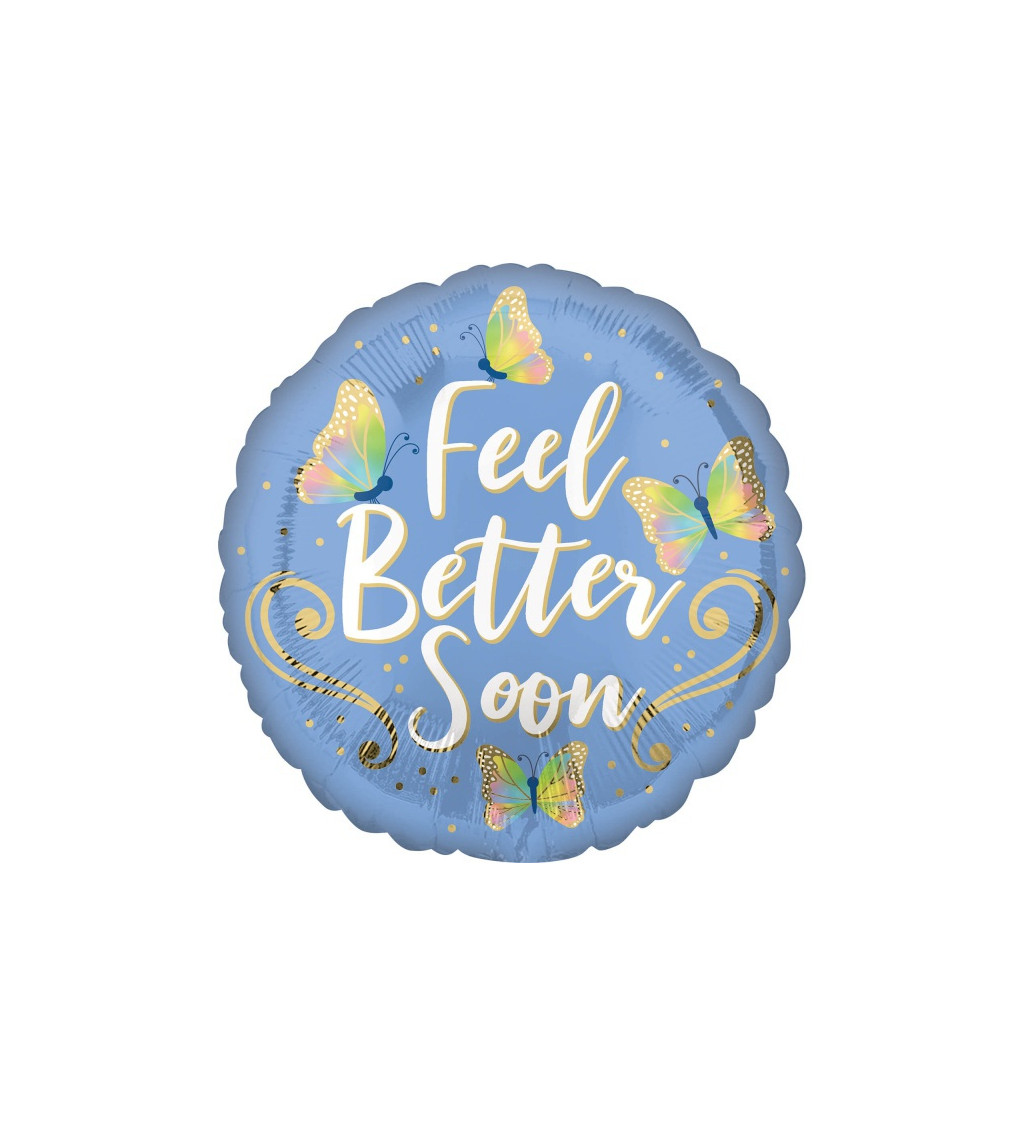 Feel Better Butterflies fólia lufi