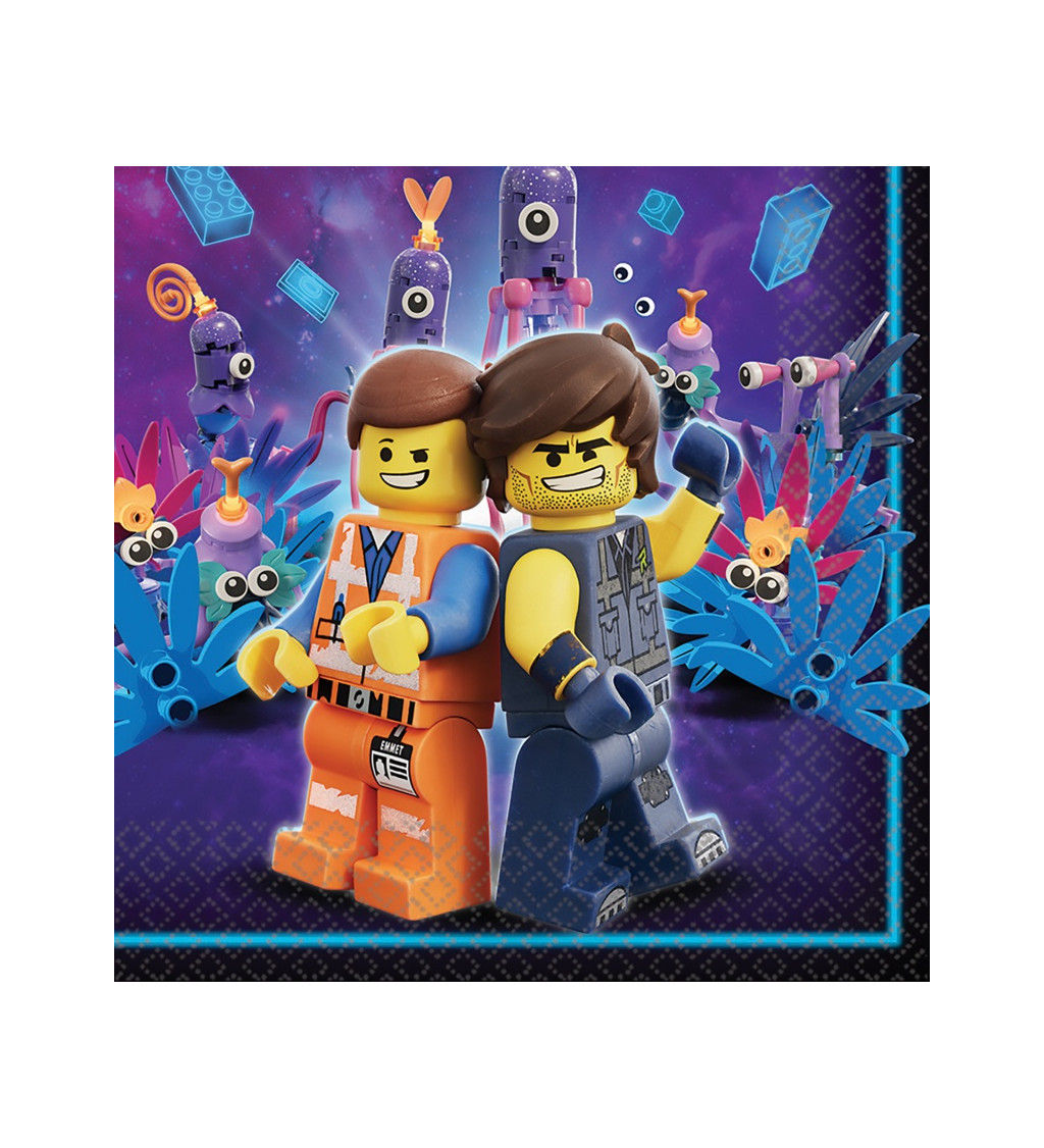 Szalvéták a Lego Movie 2 témájával