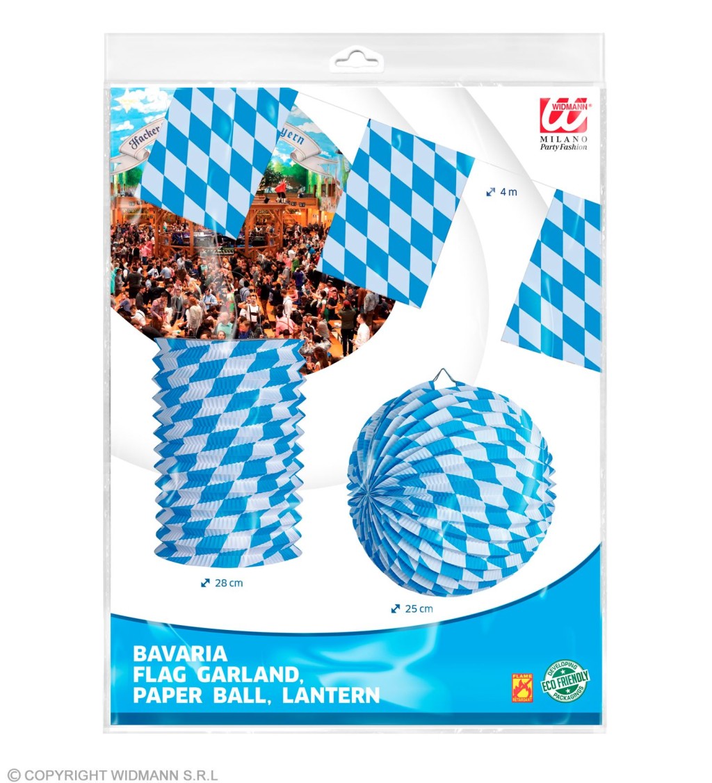 Oktoberfest lámpás füzér