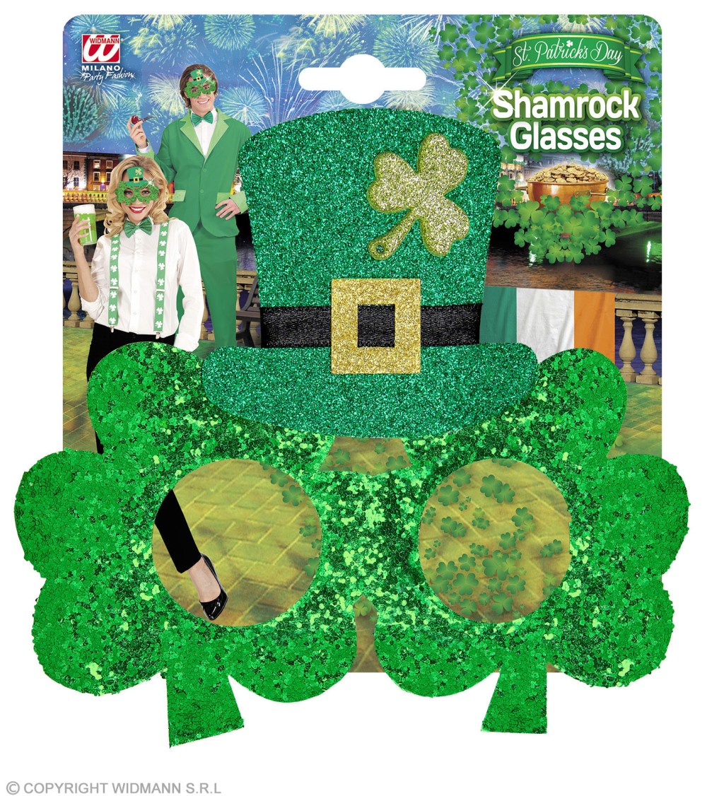 Szemüveg kalappal St. Patrick