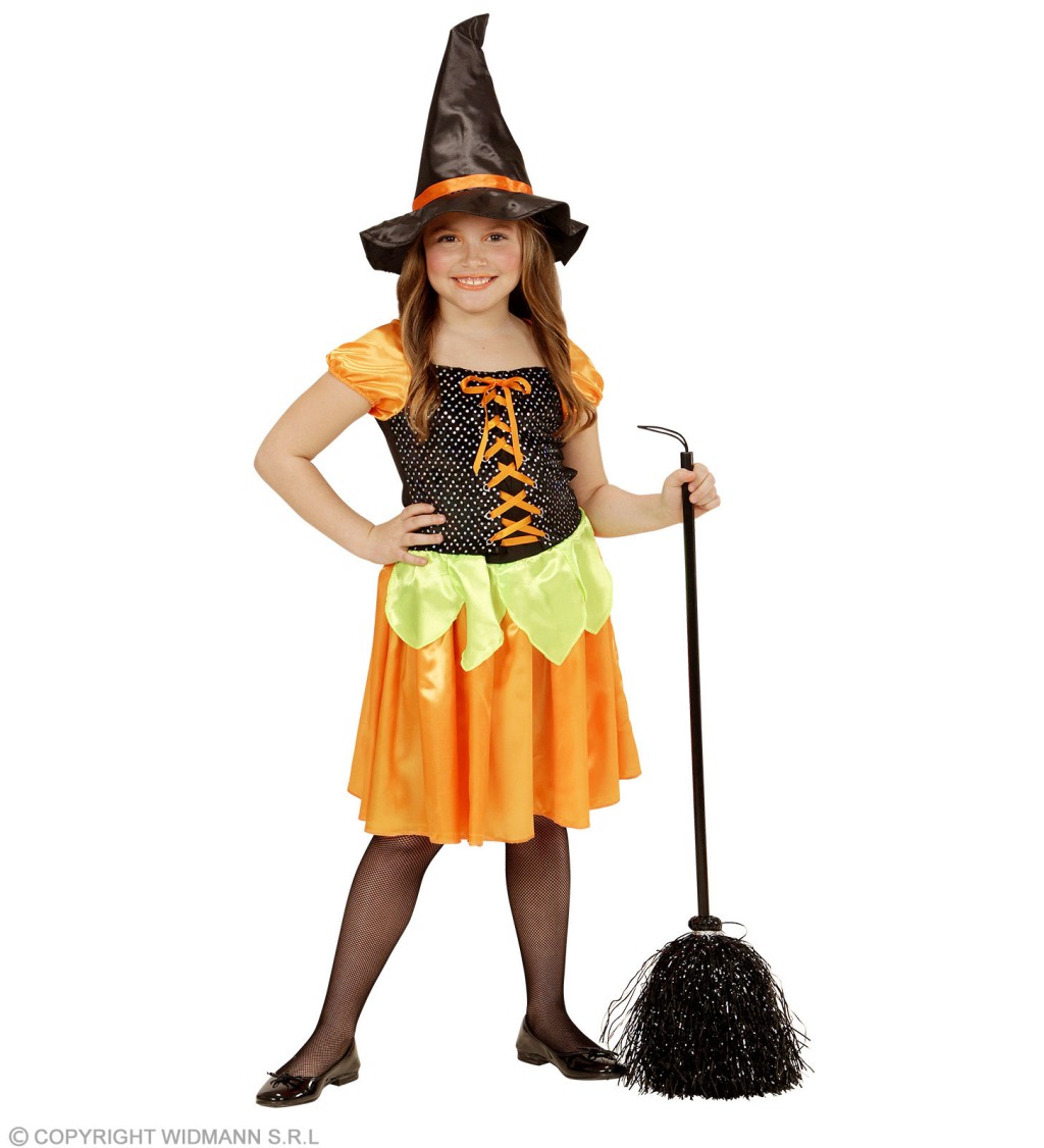 Dětský kostým - Dýňová čarodějnice