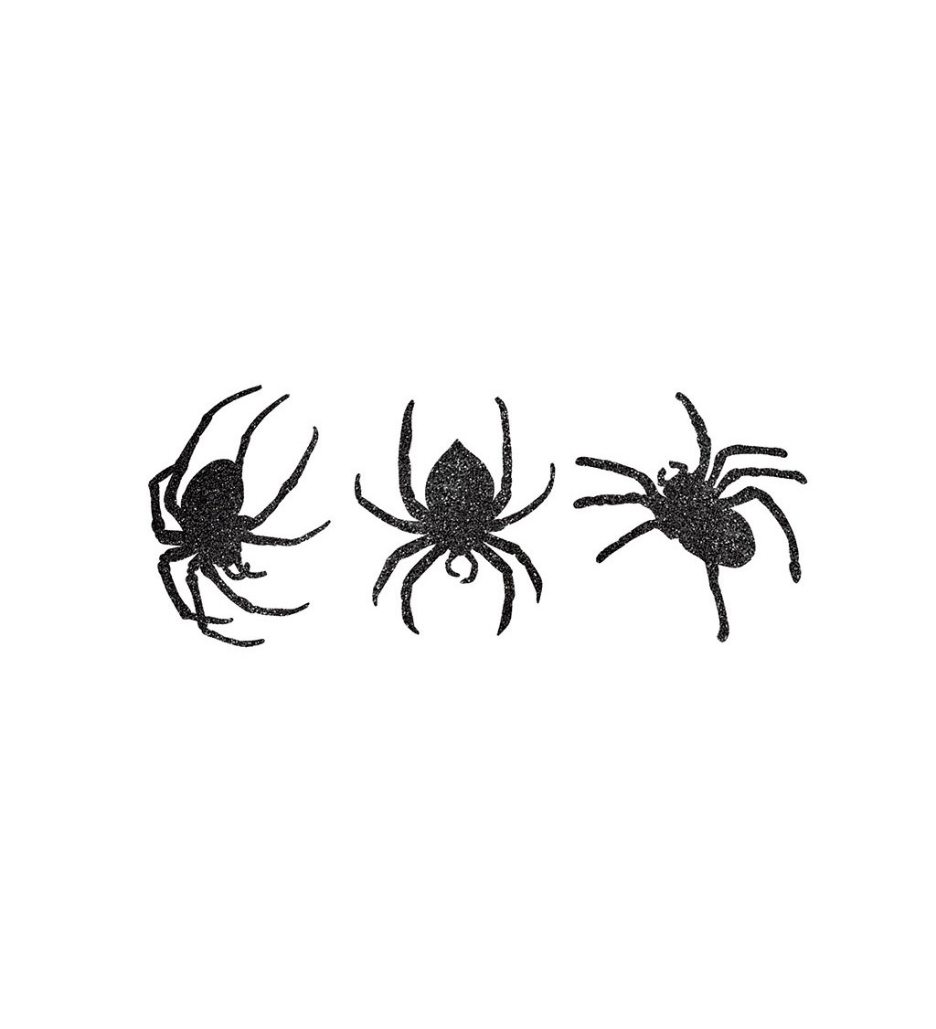 Csillogó pókok - dekoratív
