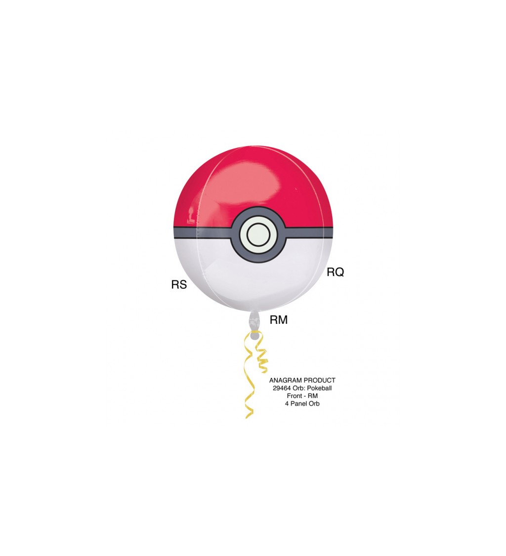 Pokéball ballon - labda