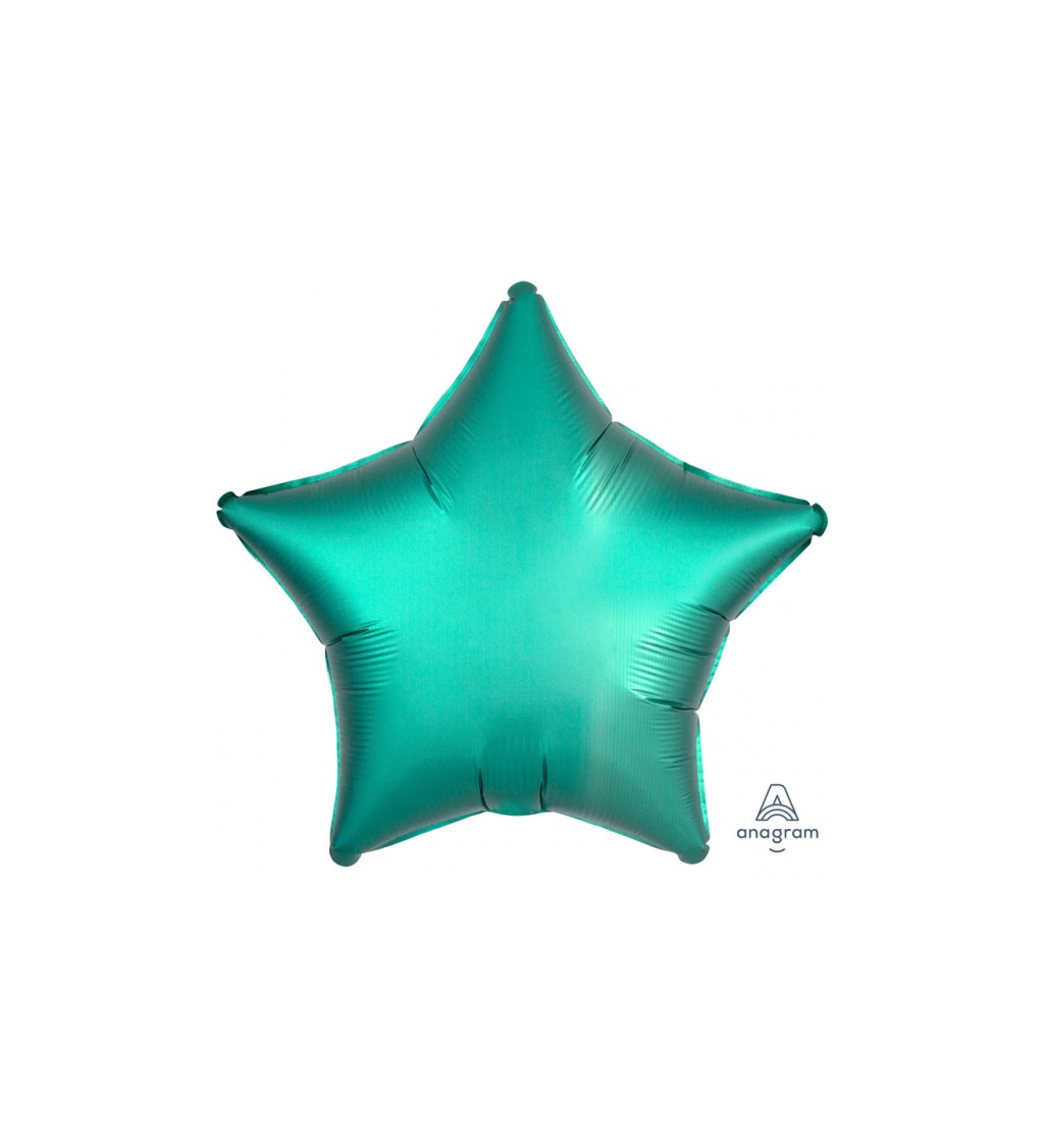 Fólia léggömb Star - zöld