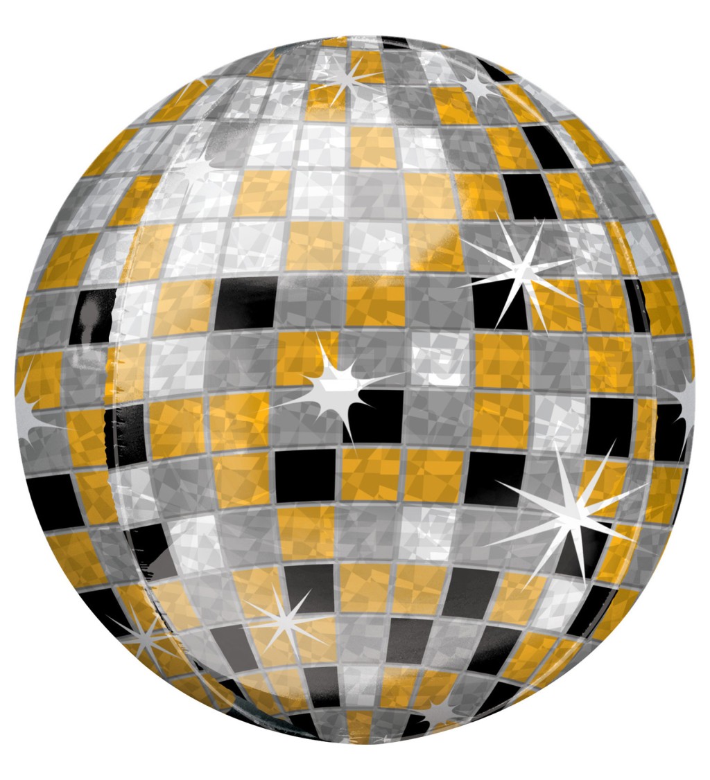 Fólia léggömb - disco koule