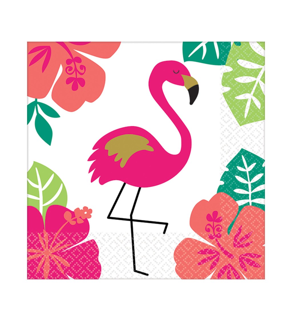 Flamingo szalvéta - 16 db