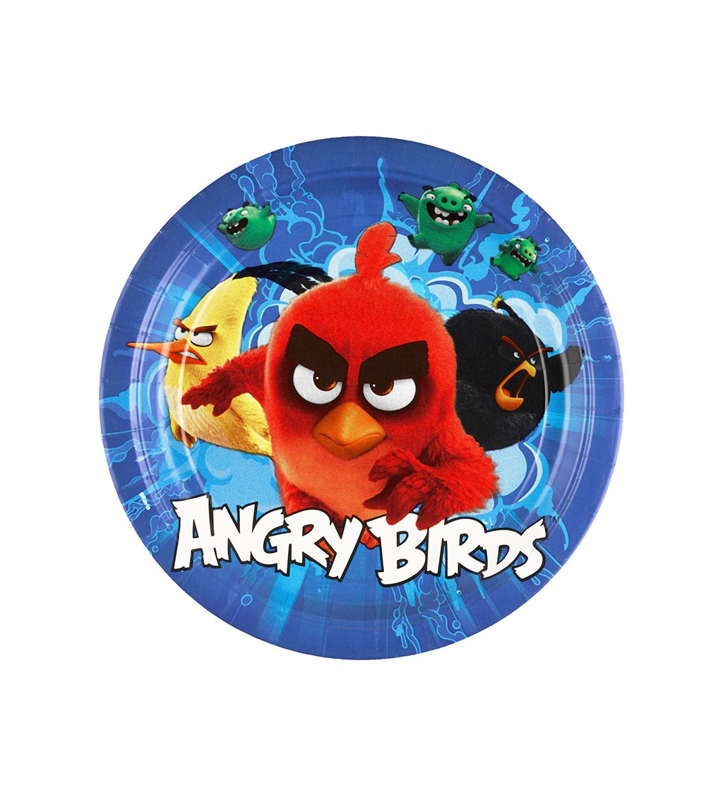 Angry Birds tányér - 8 db