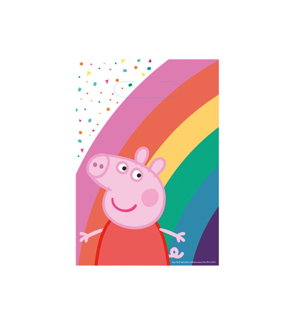 Peppa Pig szivárványos partitáskák