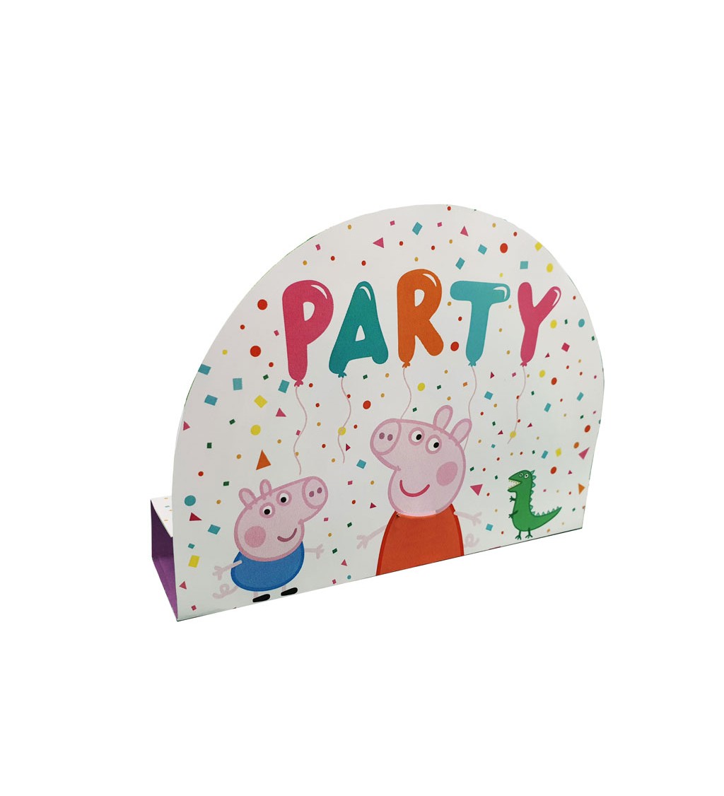 Peppa Pig papír party meghívók