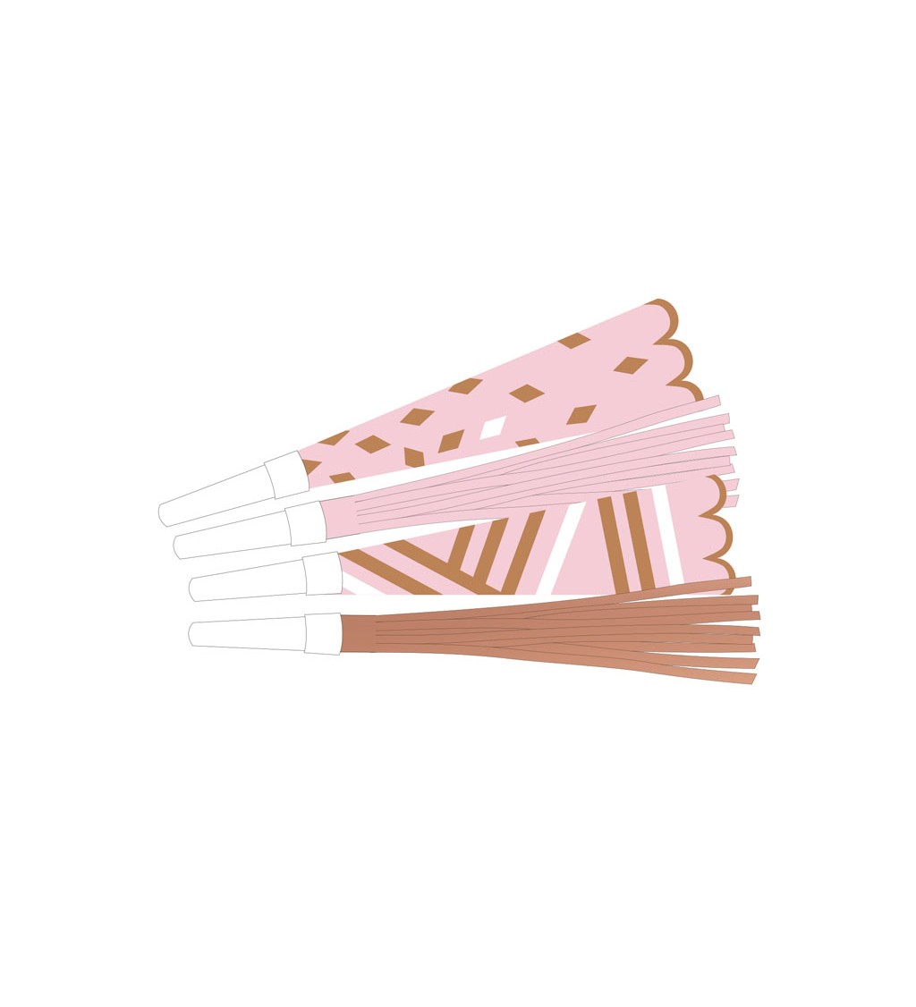 Pezsgő rózsaarany csörgők