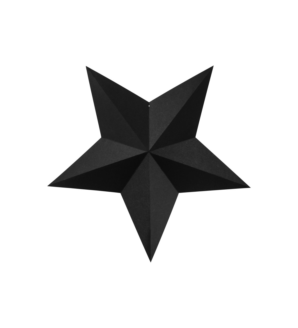 Fekete dekoratív csillagok