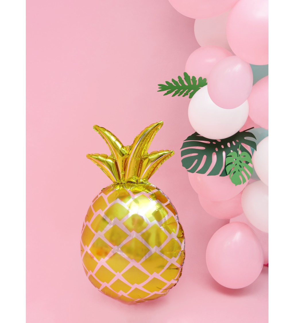 Fólia léggömb Arany ananász