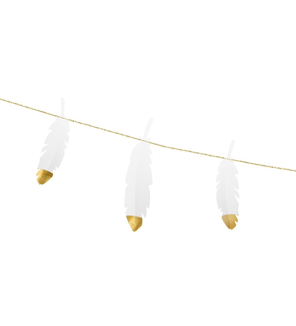 Fehér-arany tollak - füzér