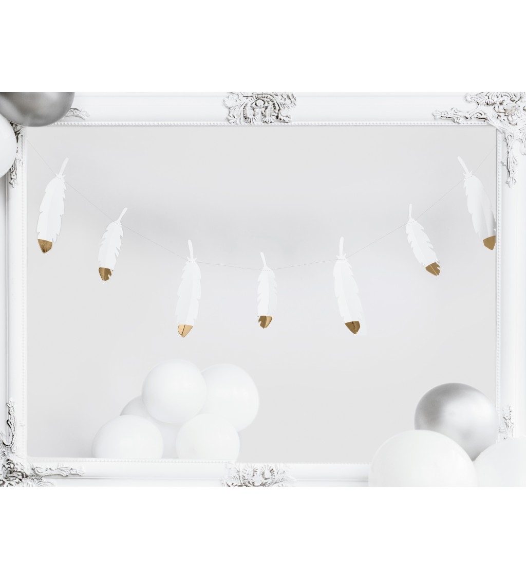 Fehér-arany tollak - füzér