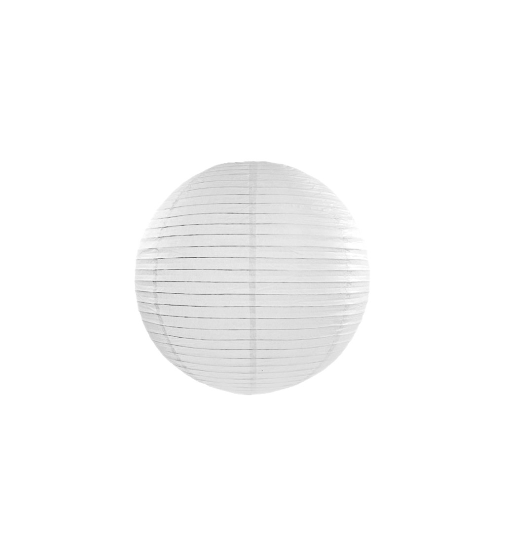 Fehér lámpás - gömb 45 cm