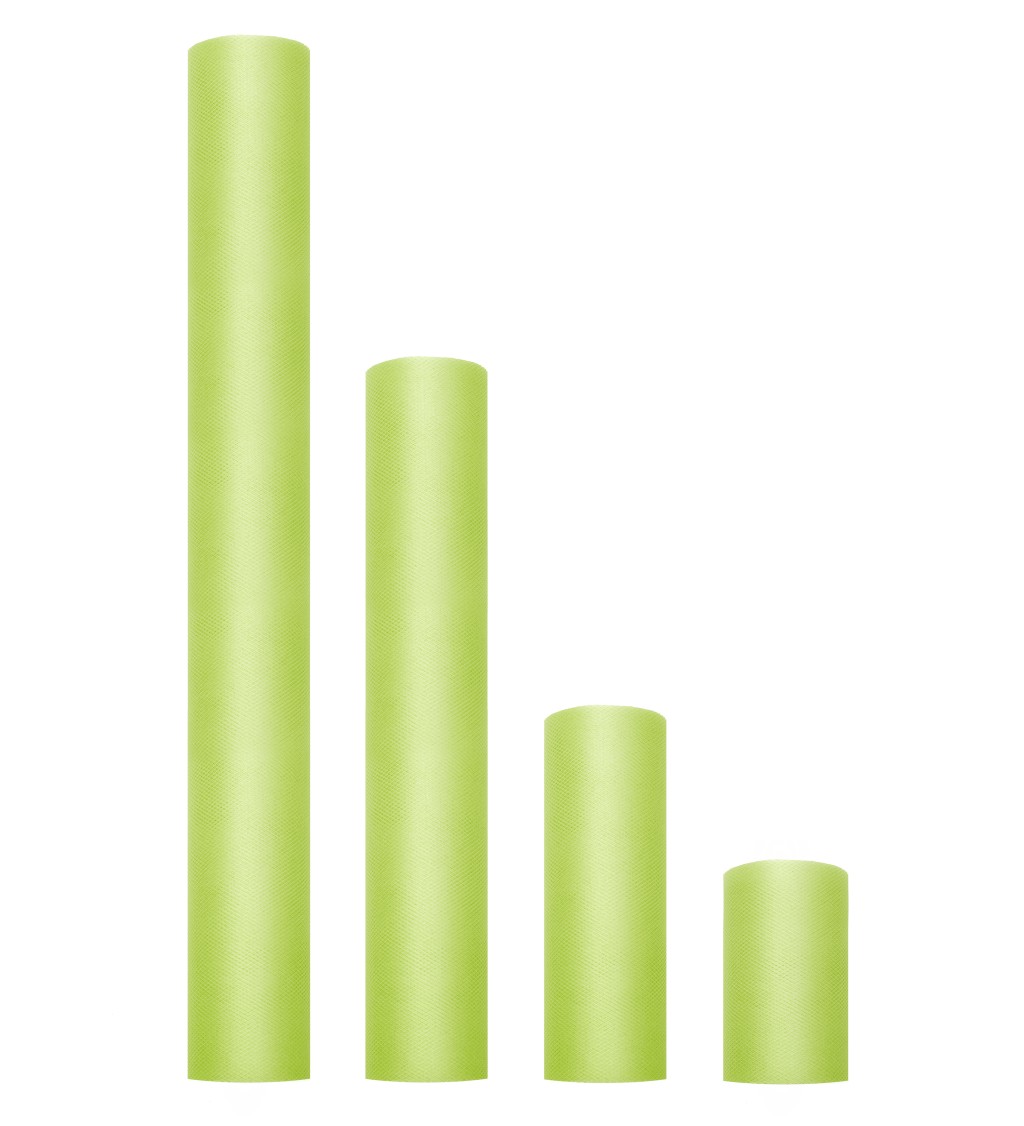 Dekoratív tüll - zöld (15 cm)