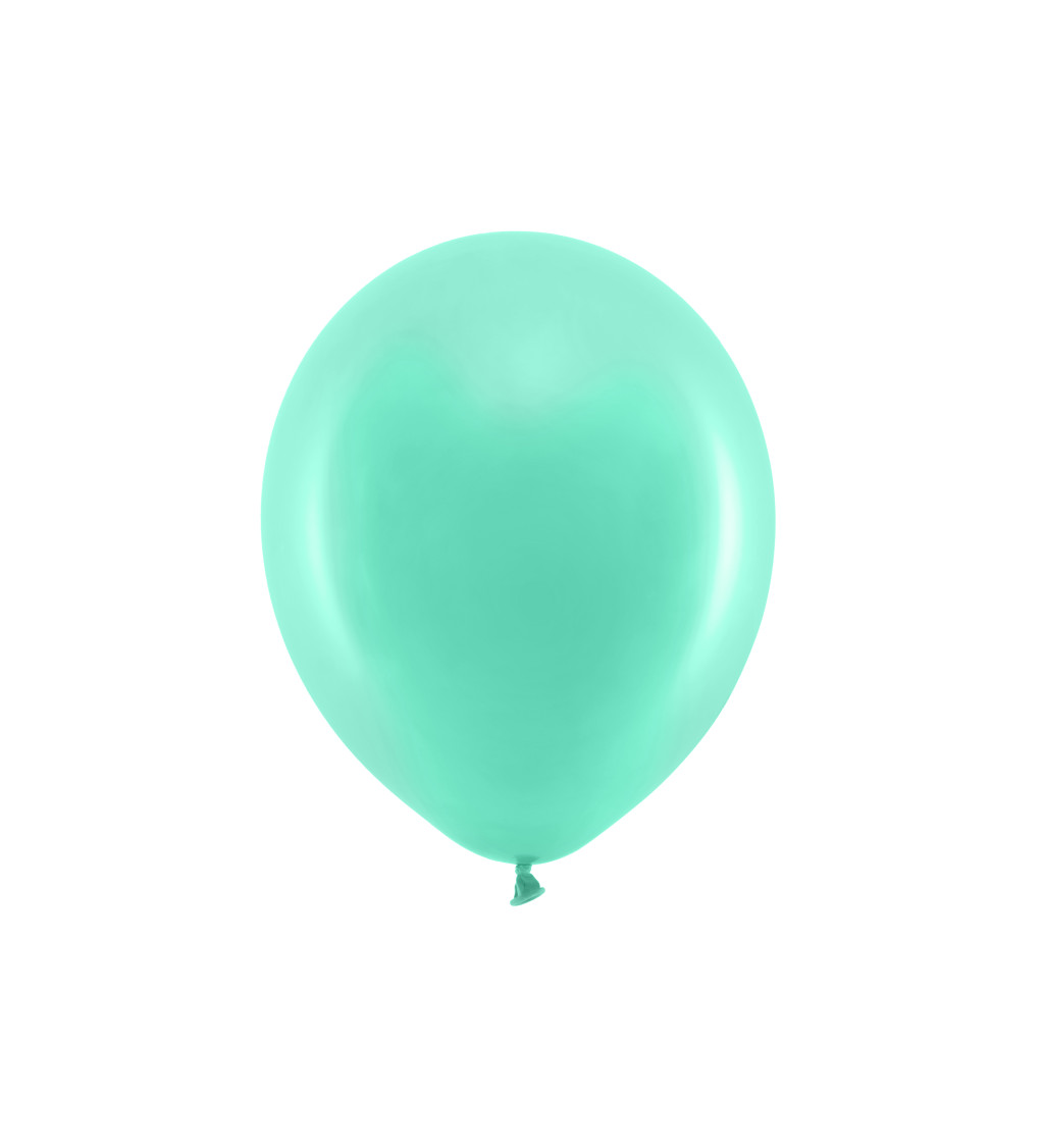 Pasztell menta latex lufi 30 cm 10 db