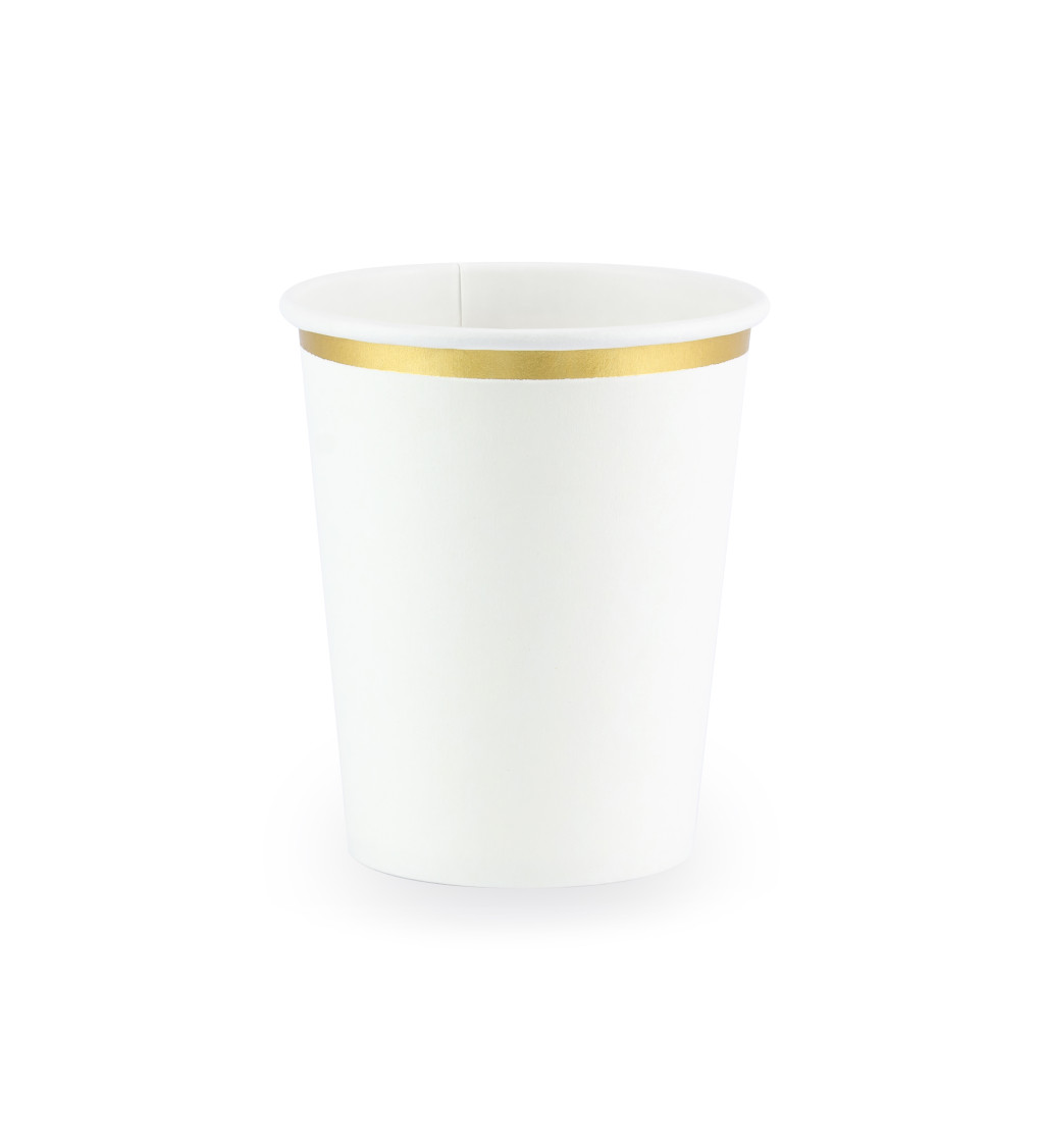 Fehér-arany poharak