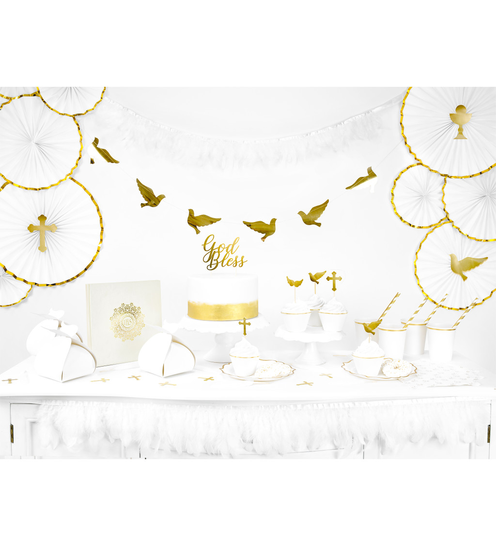 Fehér-arany poharak