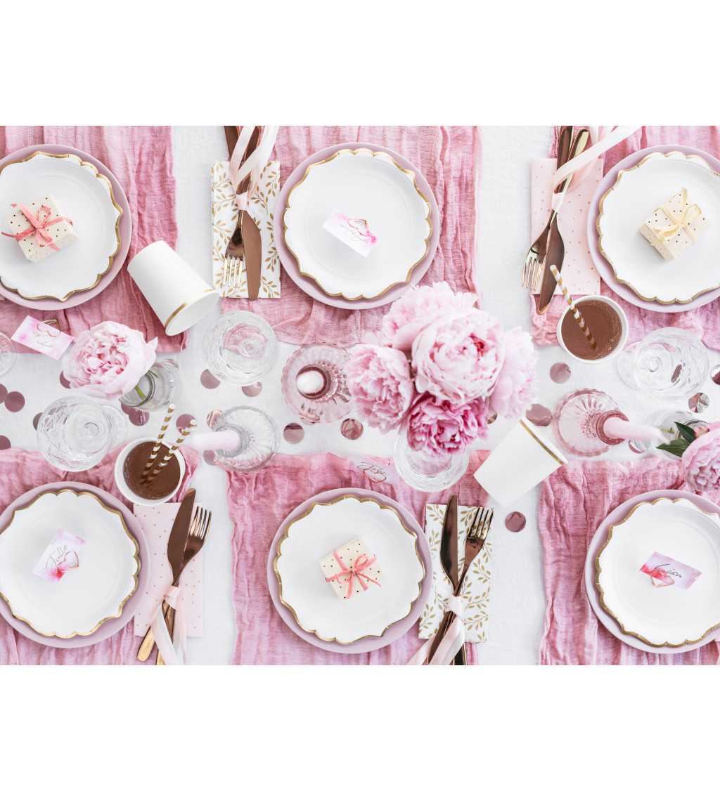 Fehér-arany poharak