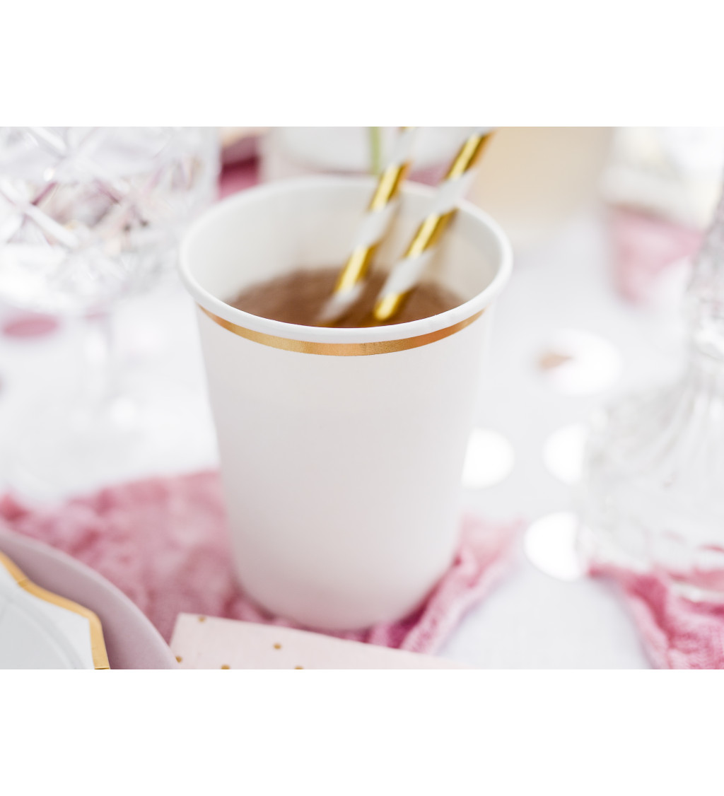 Fehér-arany poharak