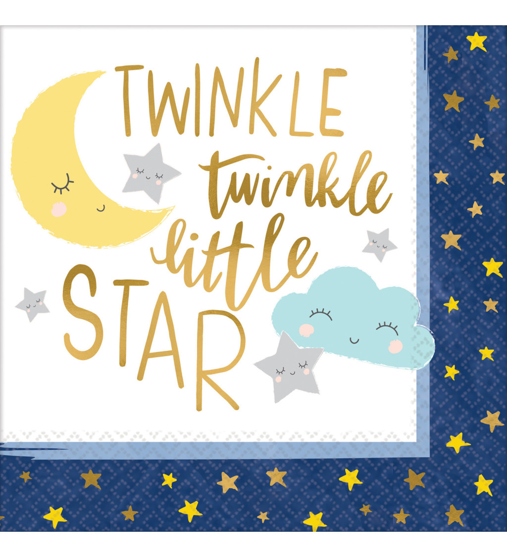 Twinkle little star szalvéták  16 db