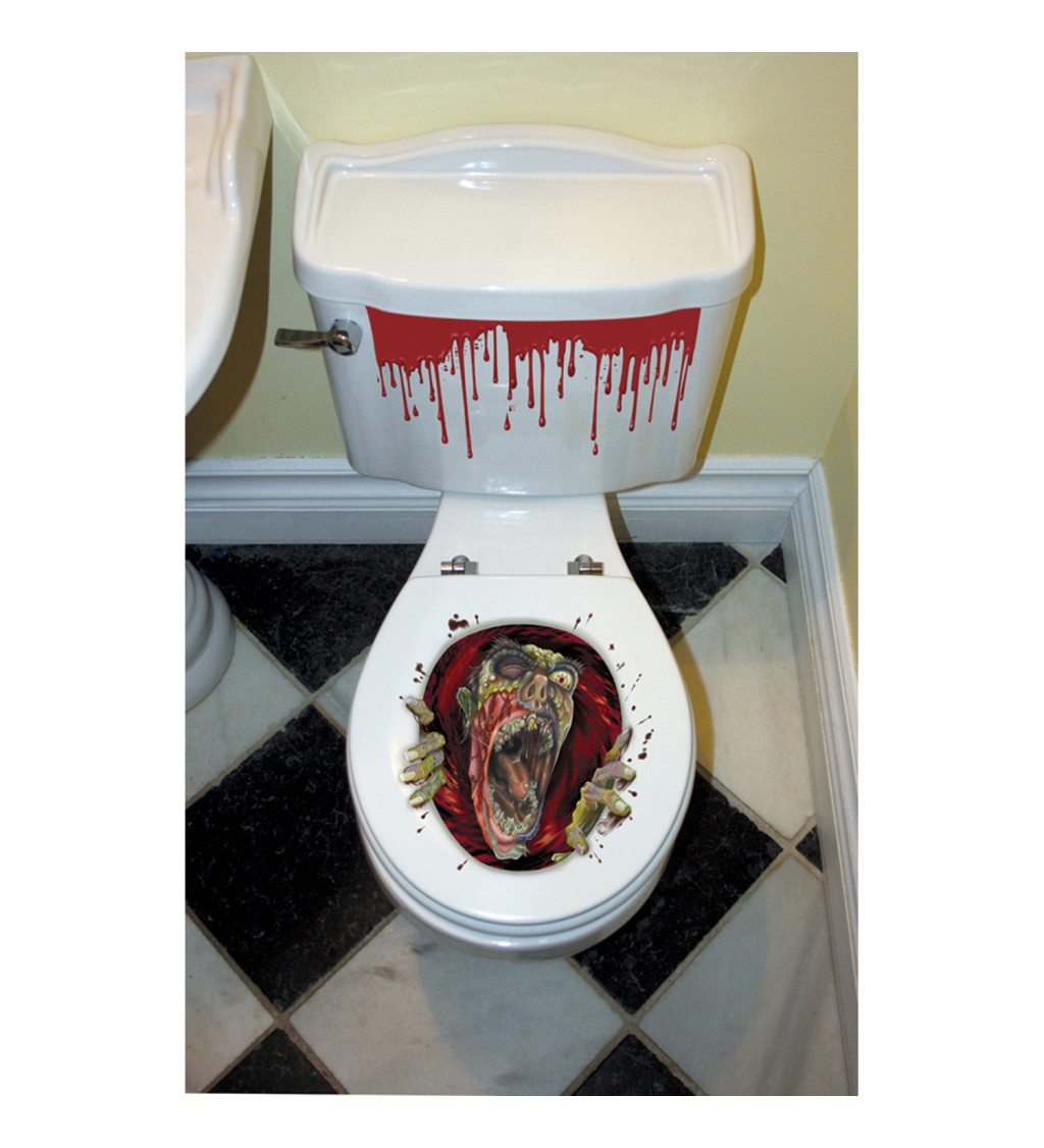 Halloween WC matrica