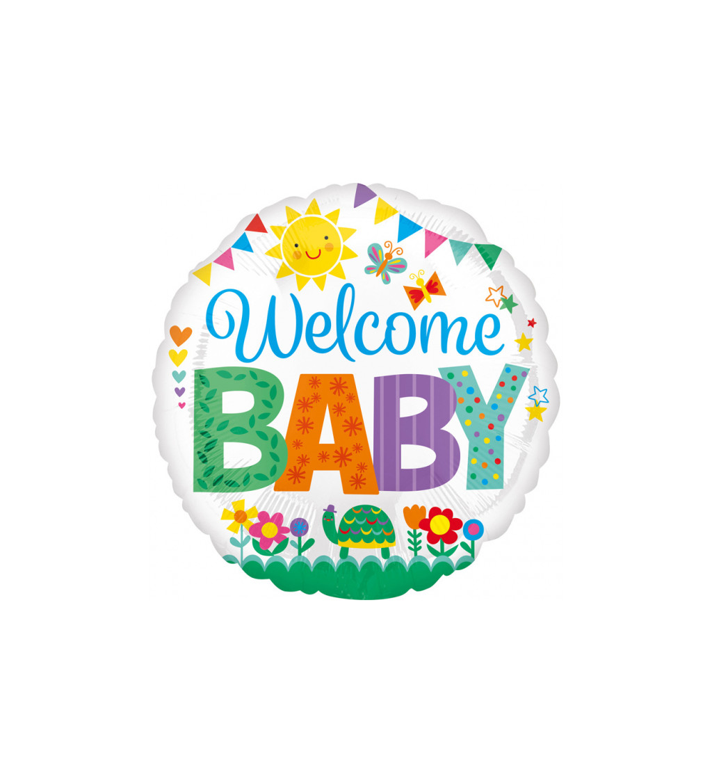 Baby welcome léggömb