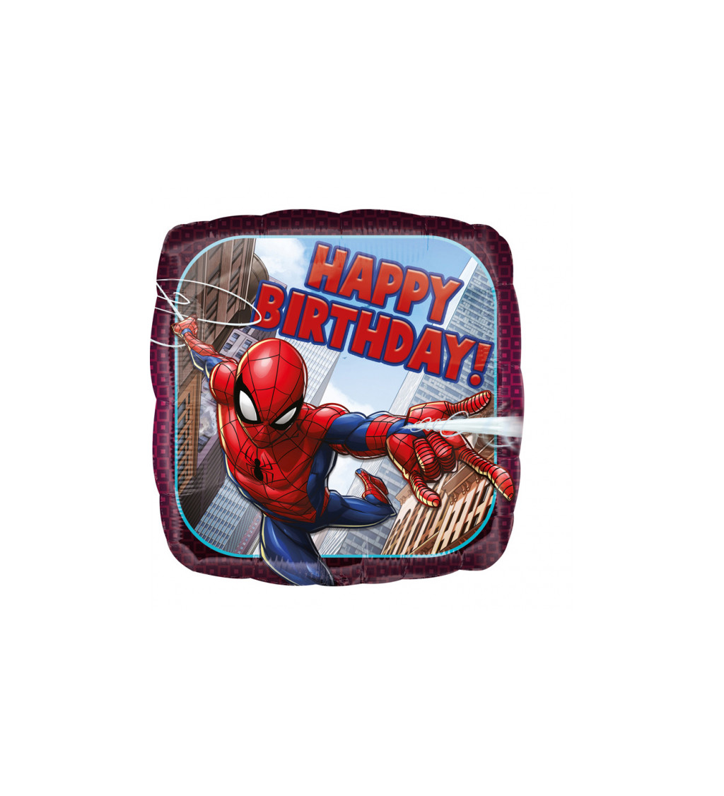 Ballon Happy birthday Spider-man