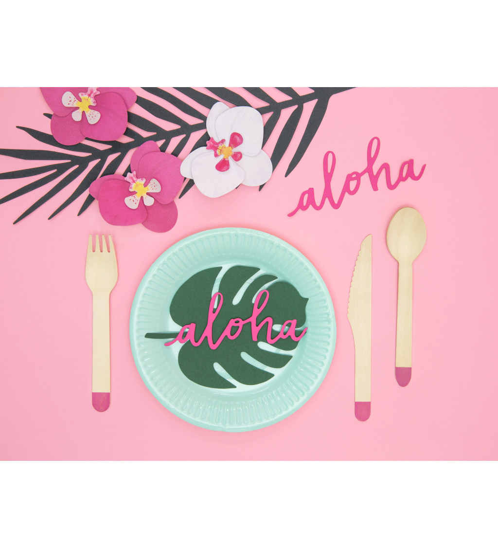 Dekoratív Aloha levelek