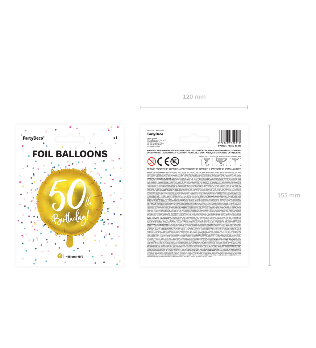 Ballon 50-es számmal