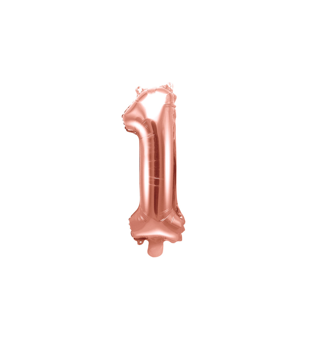 Ballon Rose Gold szám 1