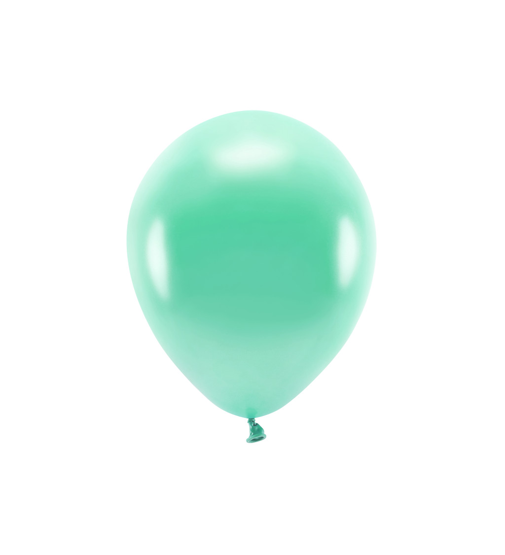 Eco metálos menta latex léggömbök
