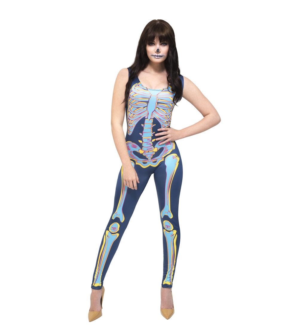 Skeleton női body