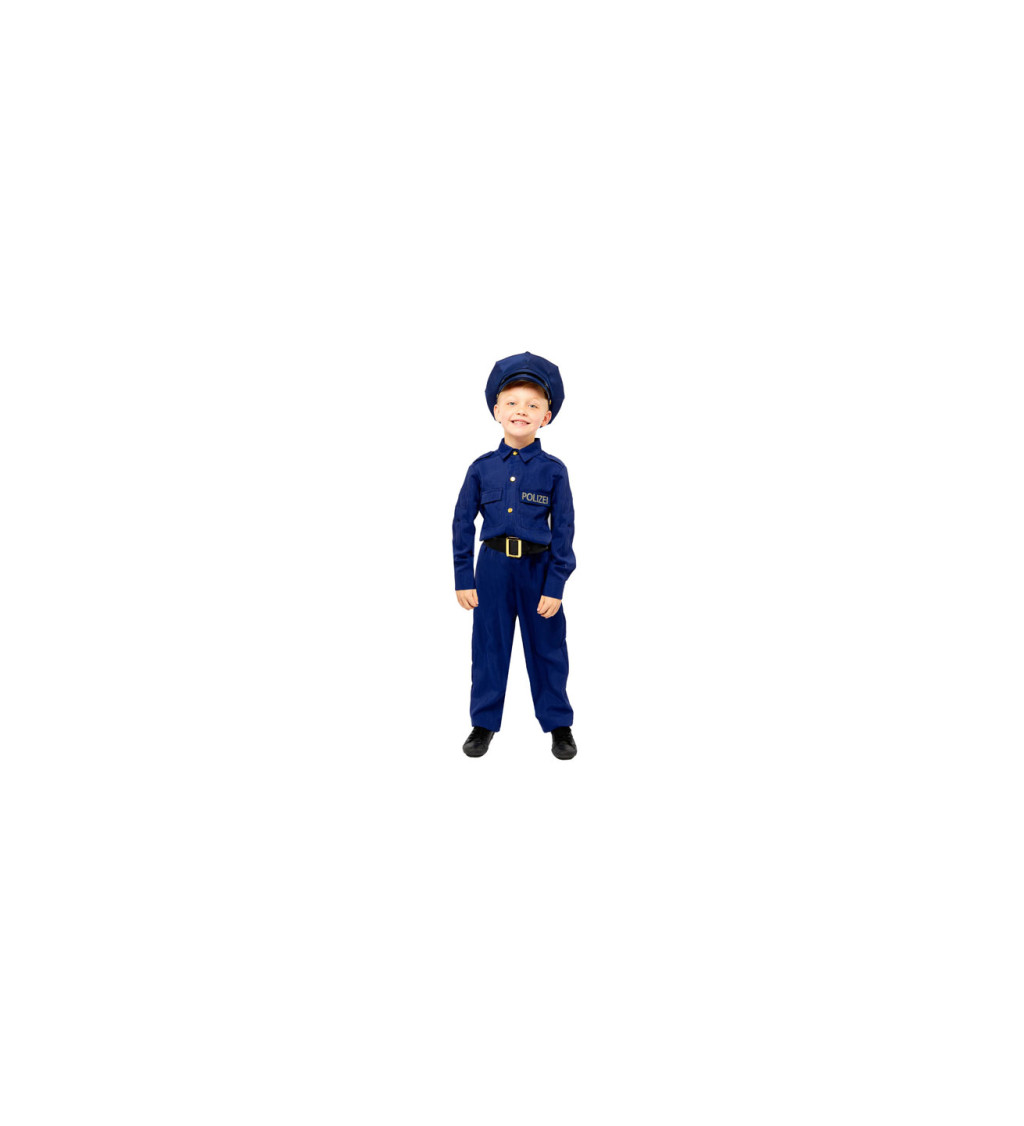 Gyermek jelmez - kék rendőr