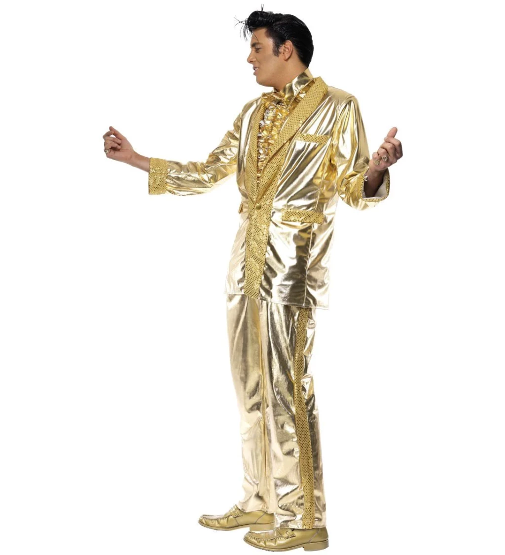 Férfi jelmez - Elvis arany