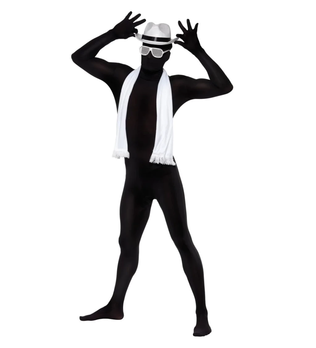 Unisex jelmez - Morphsuit, fekete