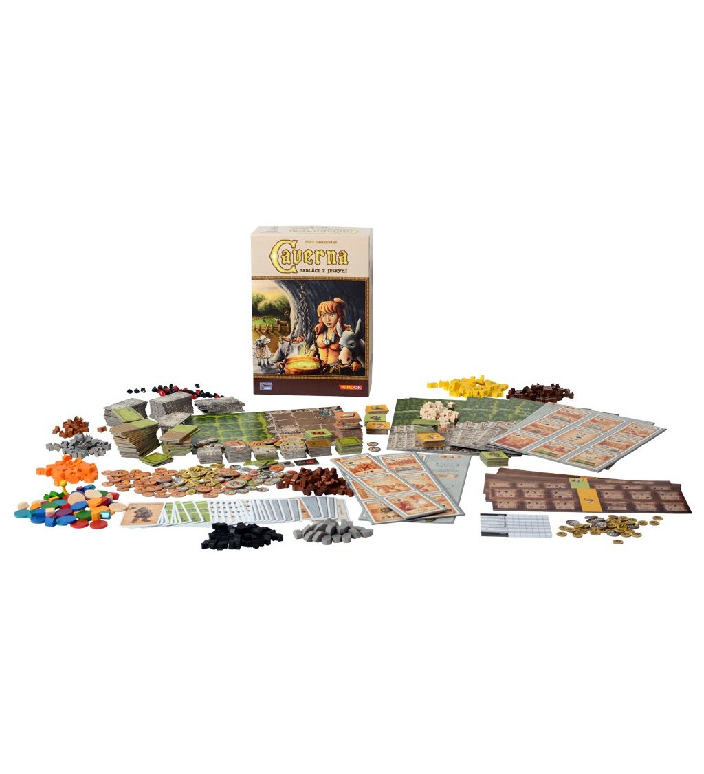 Barlanglakó gazdák stratégiai társasjáték