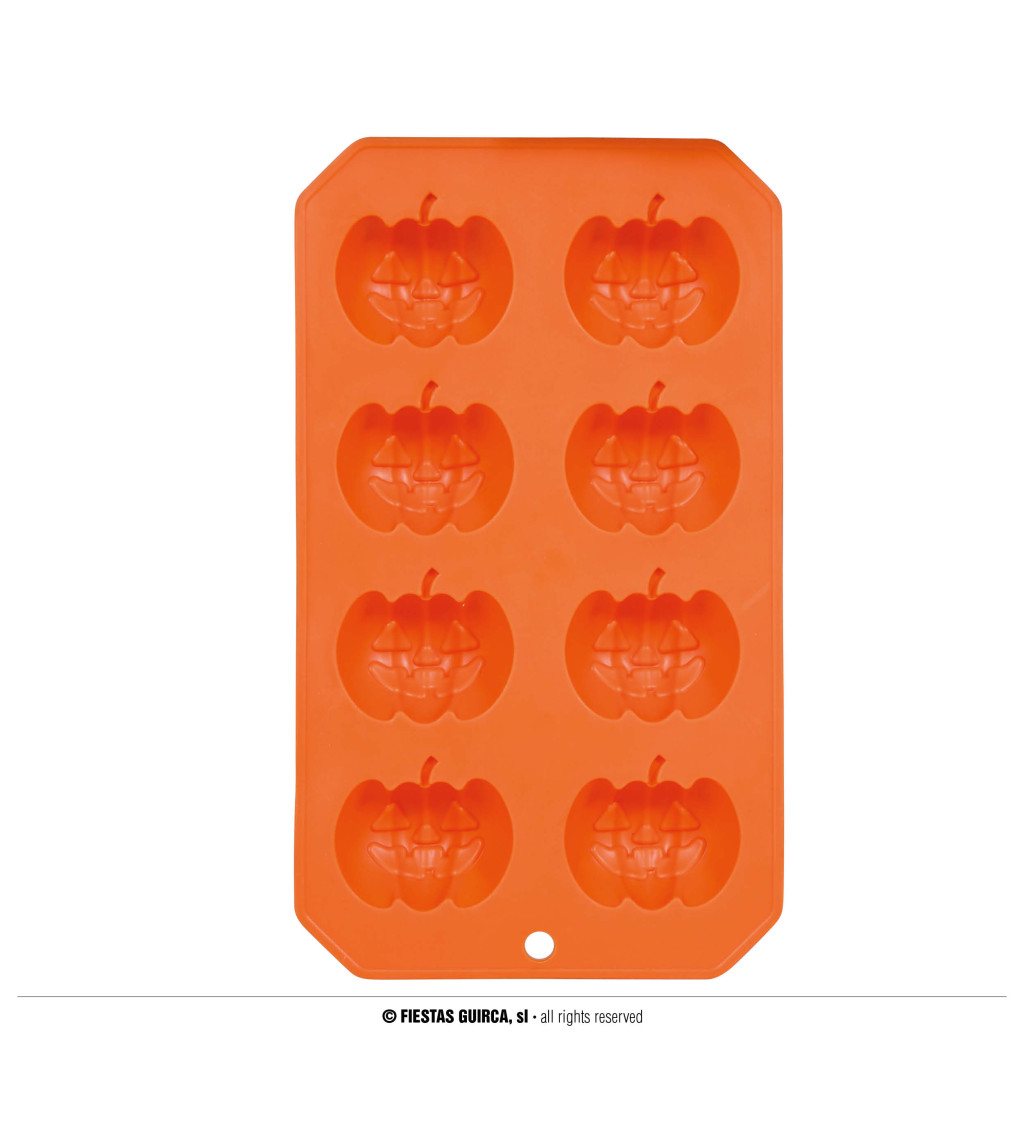 ICE TRAY 6 PUMPKINS 22X12 CMS.