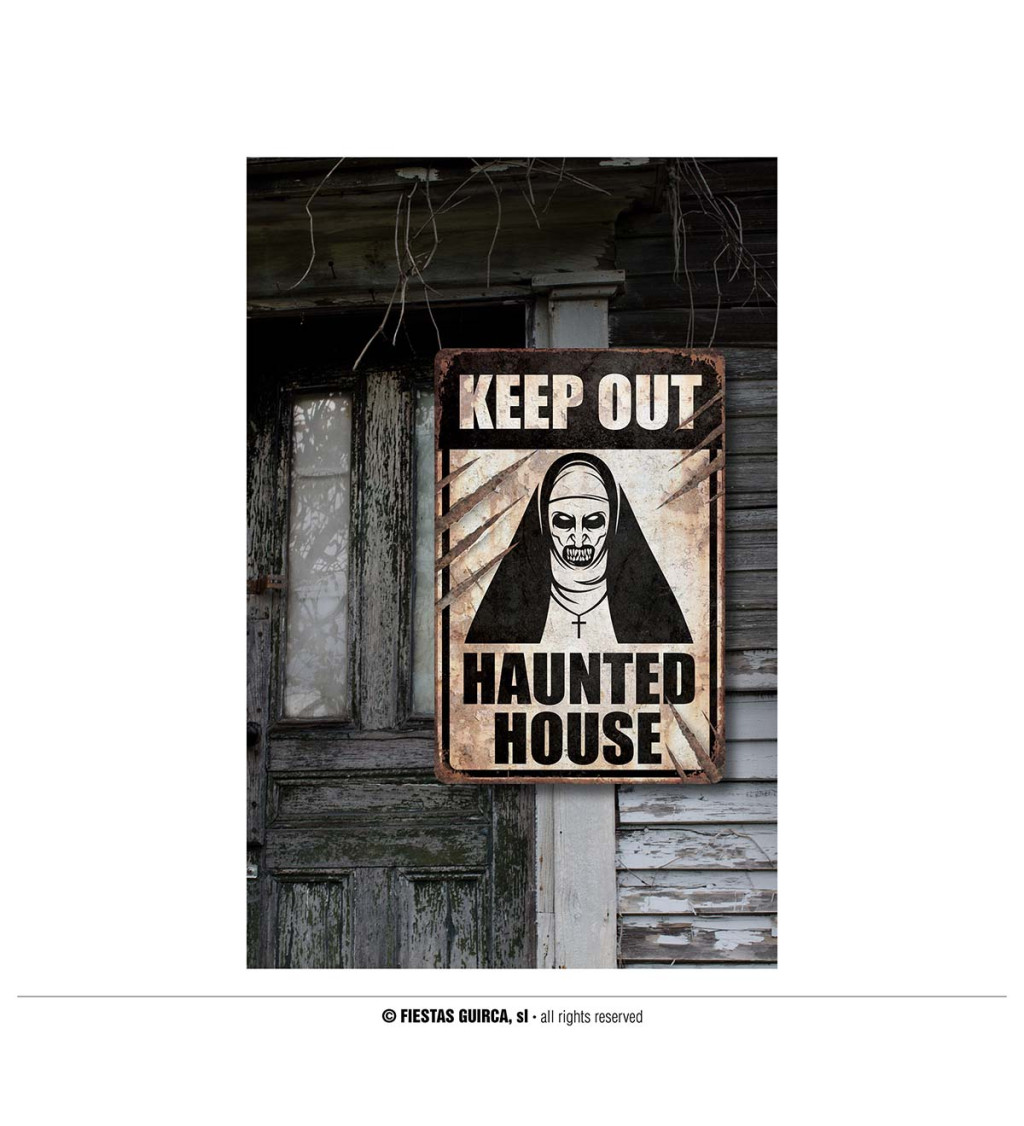 "NUN KILLER" SIGN 24X36 CM