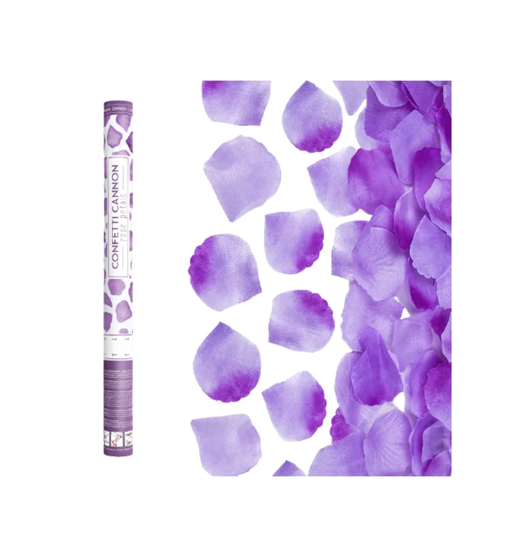 Lövés konfetti - rózsa - lila