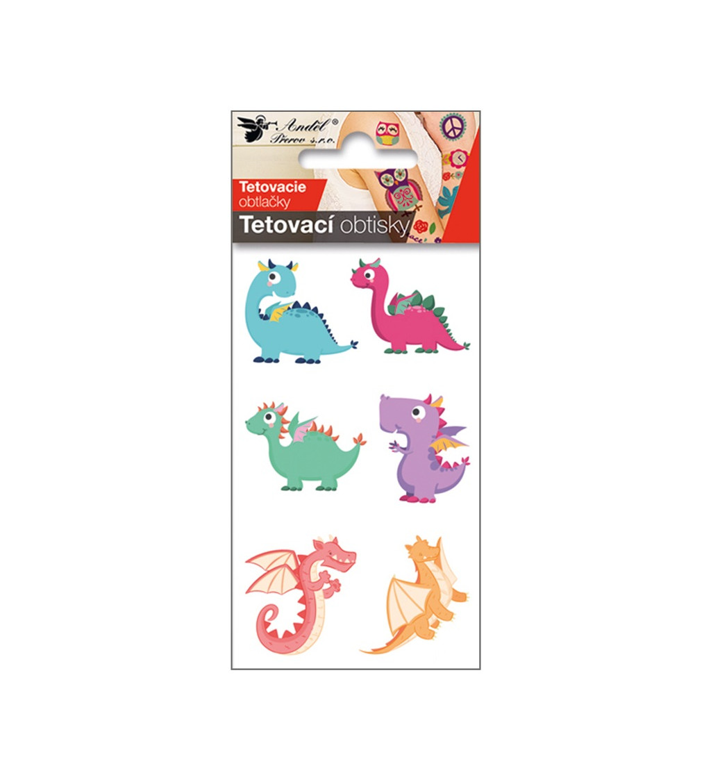 Baba dinoszauruszok tetoválás