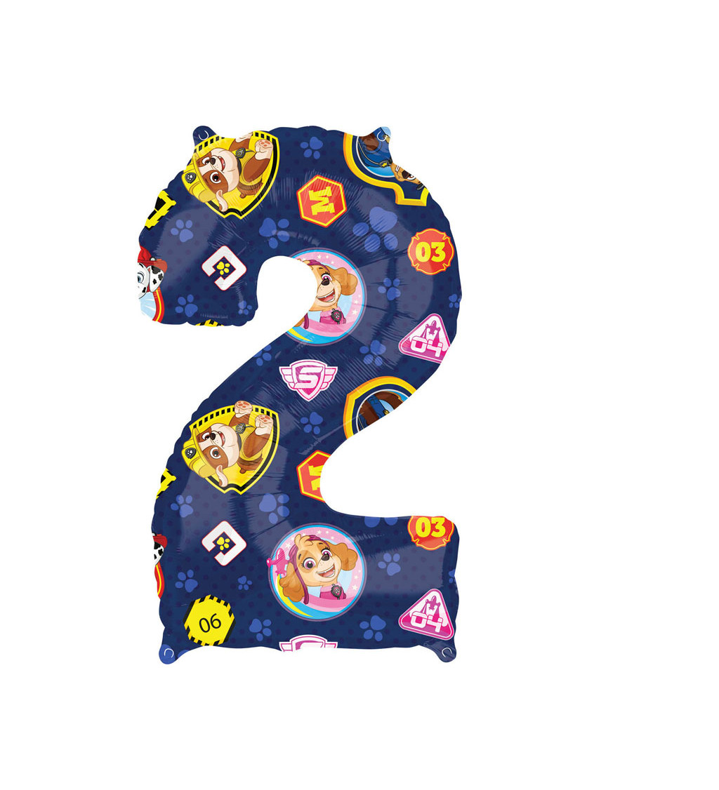 Fóliás lufi - 2-es szám - Tappancs kommandó minta