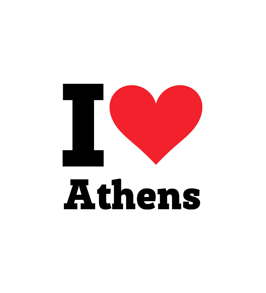 Nažehlovási matrica - I love Athens